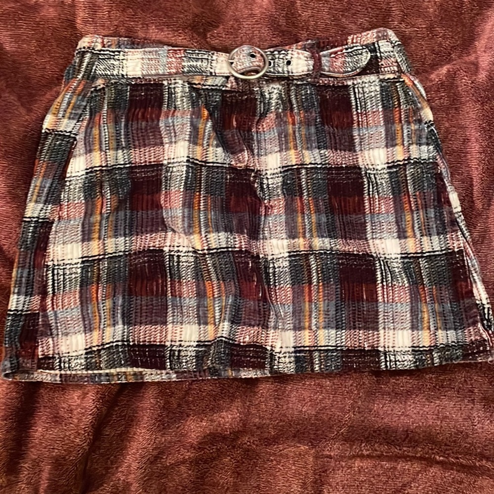 Plaid skirt
